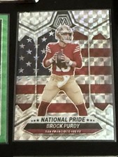 2024 Mosaic Brock Purdy National Pride Silver Holo Prizm Mint Checkerboard SP