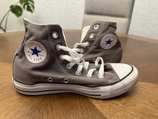 Converse Chuck Taylor All Star High Top Gray Canvas Sneakers Women s 6 Men s 4