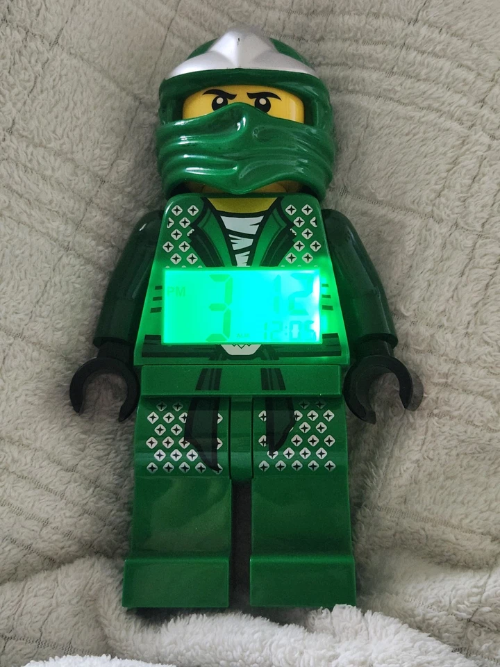 LEGO 9.5" Ninjago Sky Pirates Lloyd ZX Reloj Despertador 9005763 Probado Raro Retirado Foto 3 de 4
