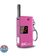 BACtrack Keychain Breathalyzer Pink Ultra-Portable Pocket Keyring Alcohol