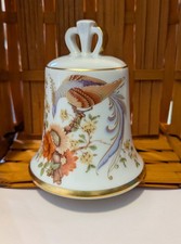 China Bell Peacock Feather KAISER W Germany  Danbury Mint Fine Bone China