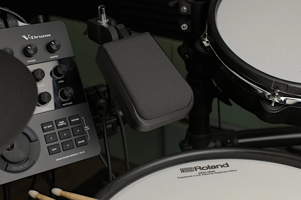 Digital Cowbell | Electronic Cowbell Trigger for E-Drum Kits | US Free Shipping - Image 2 of 4