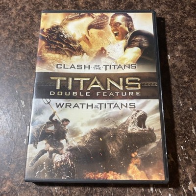Titan Double Feature Clash Of Wrath Of DVD Combined shipping