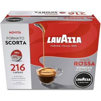 Lavazza A Modo Mio Qualità Rossa Vorratsformat Verpackung 216 Kapseln