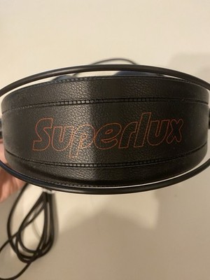 Superlux HD681 Semi-Open Studio Headphones Wired Over Ear Black