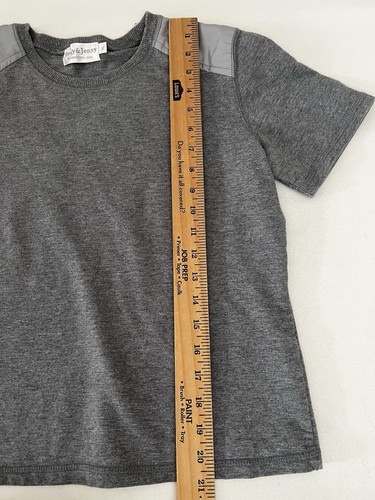 VTG Tonny Jenny Two Beautiful Dogs Girl XL Gray Crop Thick Top Tee Short Sleeve - Picture 4 of 13