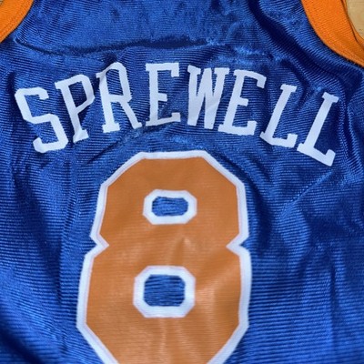 NY Knicks #8 Latrell Sprewell, NBA Onsie Baby Jersey 3/6M-vintage