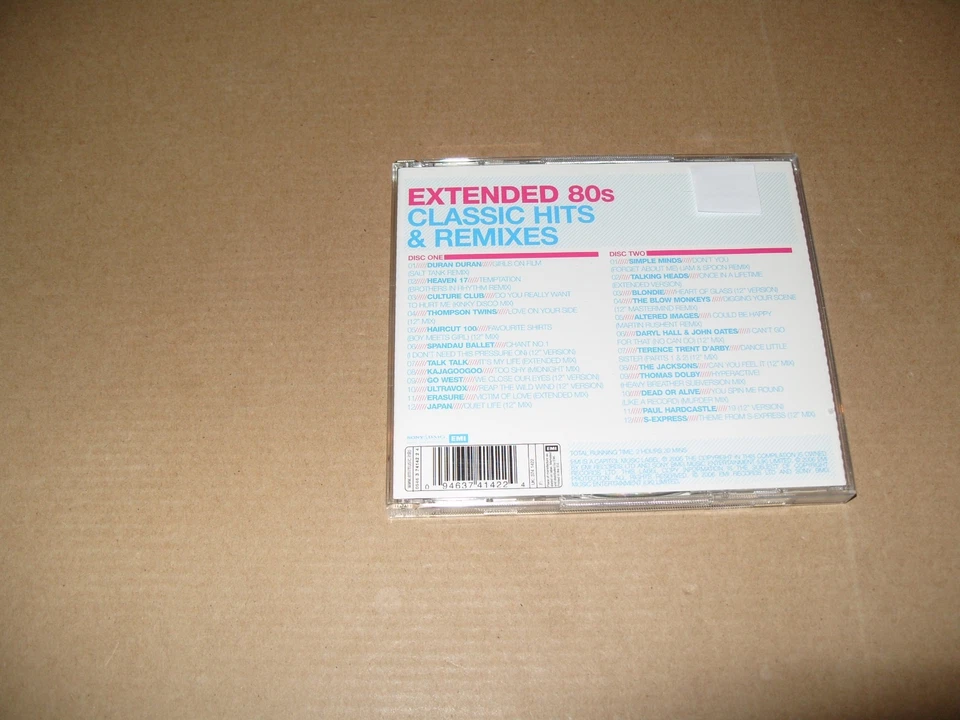 Extended 80s -Classic Hits & Remixes - Various Artists 2 CD + INLAYS NEAR MINT - Image 2 of 4