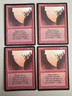 4x Fissure playset - MTG - The Dark - English ©1994 NM Common