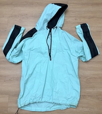 Supreme Sleeve Tape Anorak SS17 Aqua, Size Large