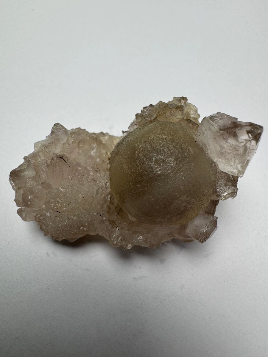 Fluorite Crystal Ball 17.8mm Natural Stone for Healing and Energy