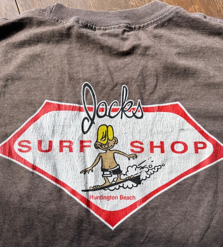 Vintage surf XXL Jacks Surfboards brown