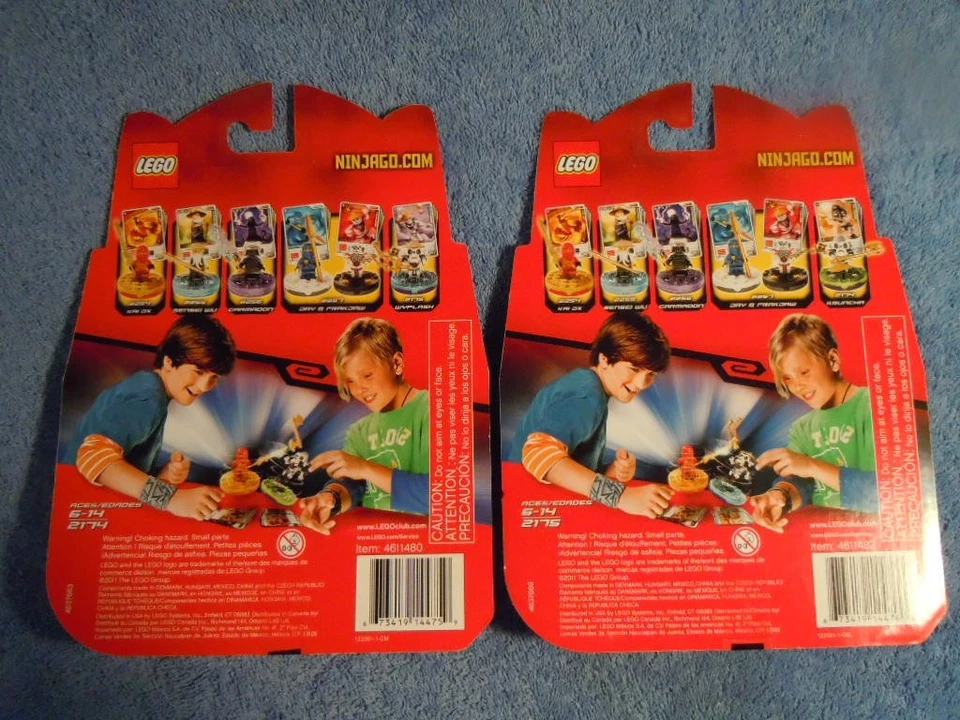 LEGO NINJAGO MASTERS OF SPINJITZU WYPLASH #2175 & KRUNCHA #2174 BUILDING TOY - Image 2 of 2