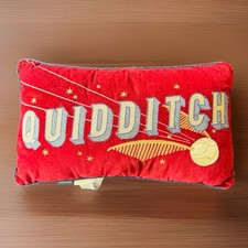 Pottery Barn Kids Harry Potter Quidditch Burgundy Embroidered Throw Pillow