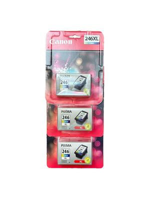 3 Canon CL-246XL Color Ink Cartridges High Capacity NEW Sealed Genuine Canon