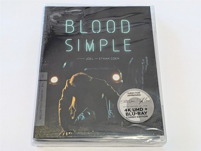 Blood Simple Criterion Collection 4K UHD + Blu-ray New Factory Sealed Authentic