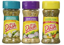 3-Pack Variety Pack Mrs. Dash Combo All Natural Seasoning Blends Salt Free 2.5oz