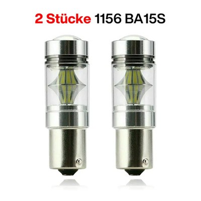 2× 1156 BA15S P 21W LED Blinker Bremslicht Rückfahrlicht Xenon Canbus 6000K Weiß