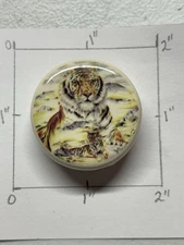 BOGART CERAMIC SMOKE STONE LION LIONESS WILDERNESS CIGARETTE HOLDER KILN FIRED