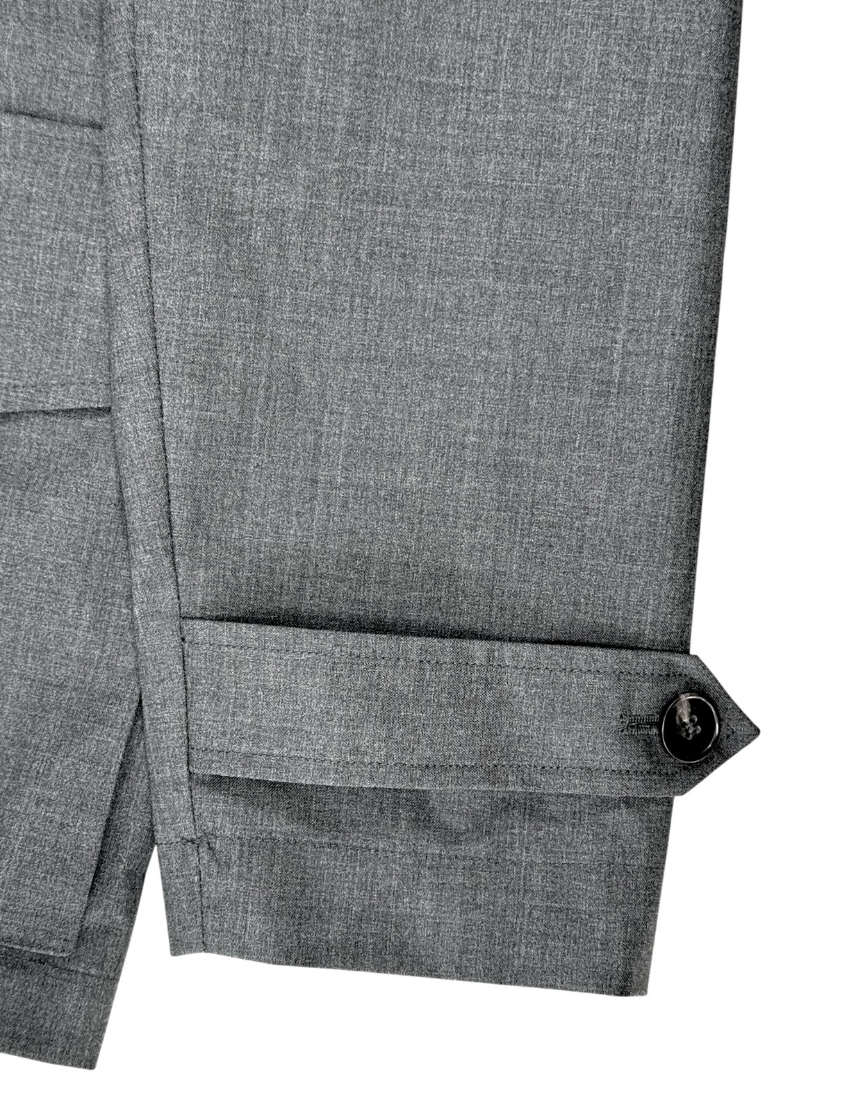 Officine Generale Men's Charcoal Jacket 4 Utility Pockets Tech Water Resist sz M - product detail image 5