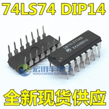 5 PCS SN74LS74AN DIP-16 74LS74 DUAL D-TYPE POSITIVE-EDGE-TRIGGERED #96-9