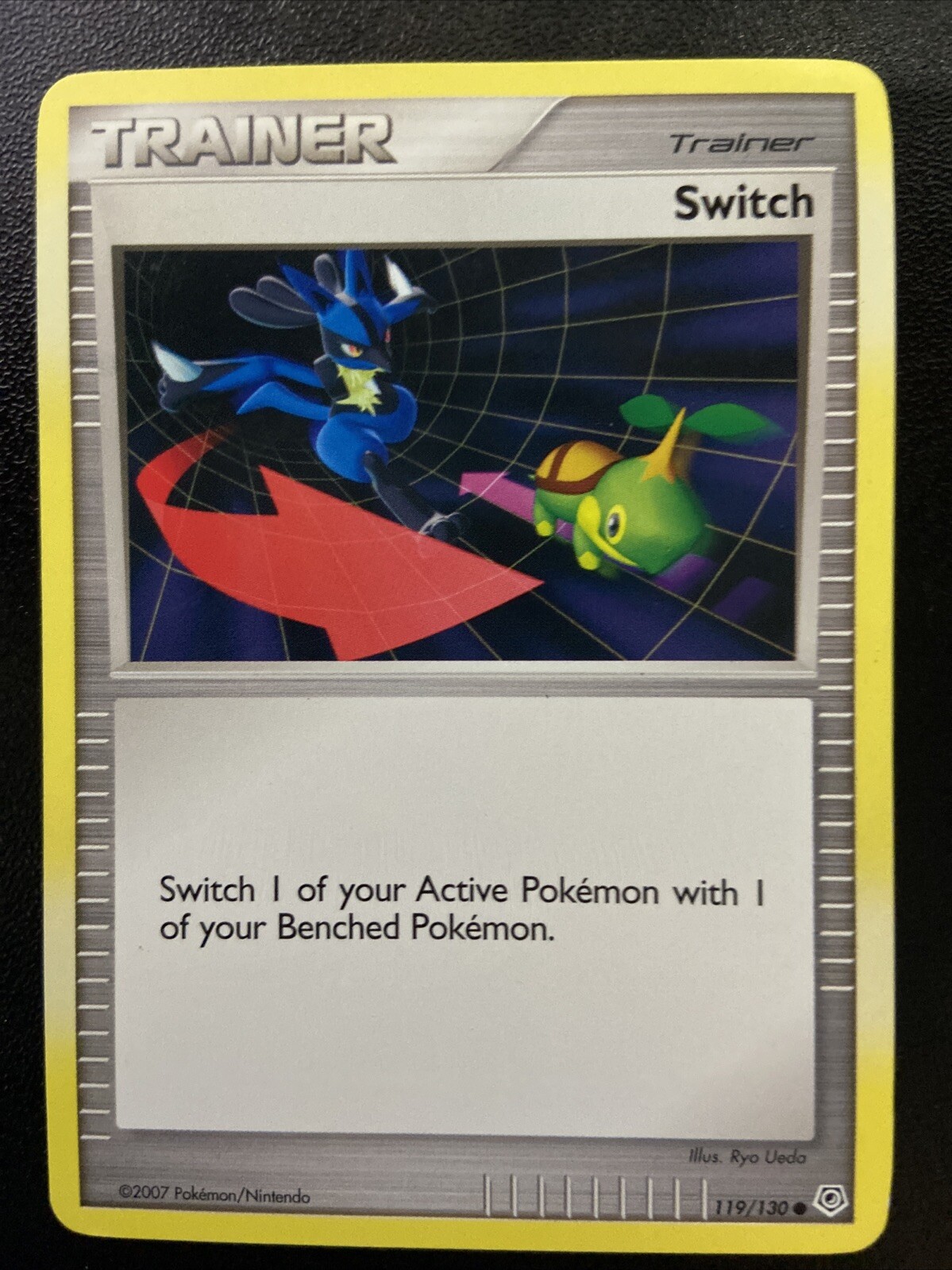 2007 Pokémon Switch Trainer 119/130 Diamond & Pearl - Lightly Played