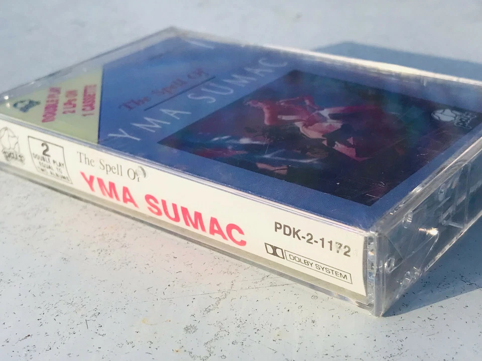 SPELL OF YMA SUMAC CASSETTE NEW PAIR RECORDS XTABAY, BO MAMBO, LEGEND SUN VIRGIN - Image 4 of 4