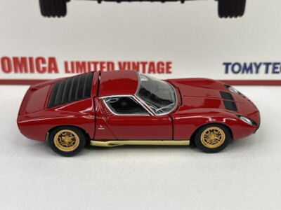 TOMICA LIMITED VINTAGE 1/64 LV Lamborghini Miura SV Red / TOMYTEC