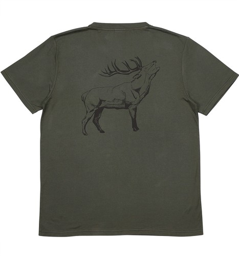 Spika Mens Olive GO Casual Tee Shirt - 3XL #GOT-CUO-1A7 - Picture 4 of 4