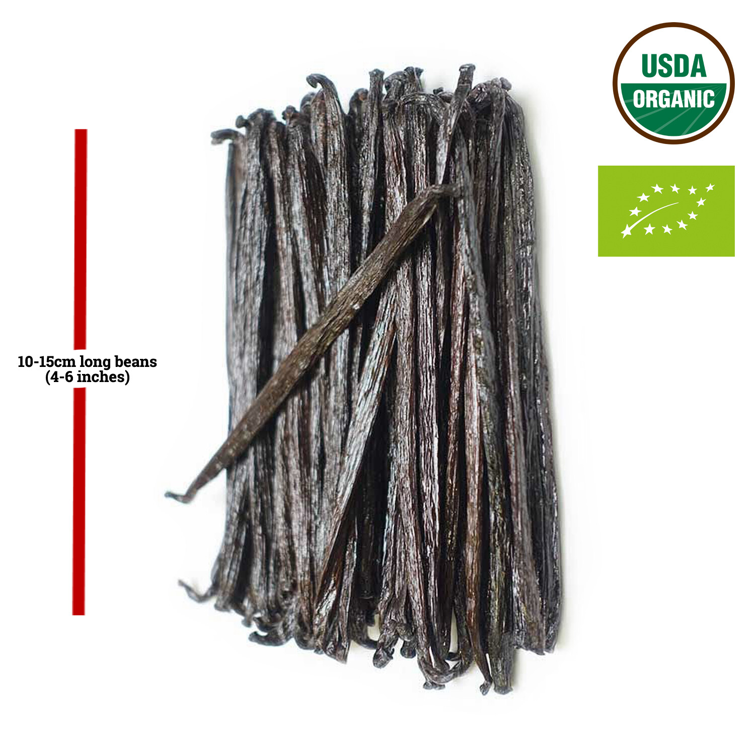 Organic Vanilla Beans Grade A FREE P&P HIGH QUALITY Vanilla Beans