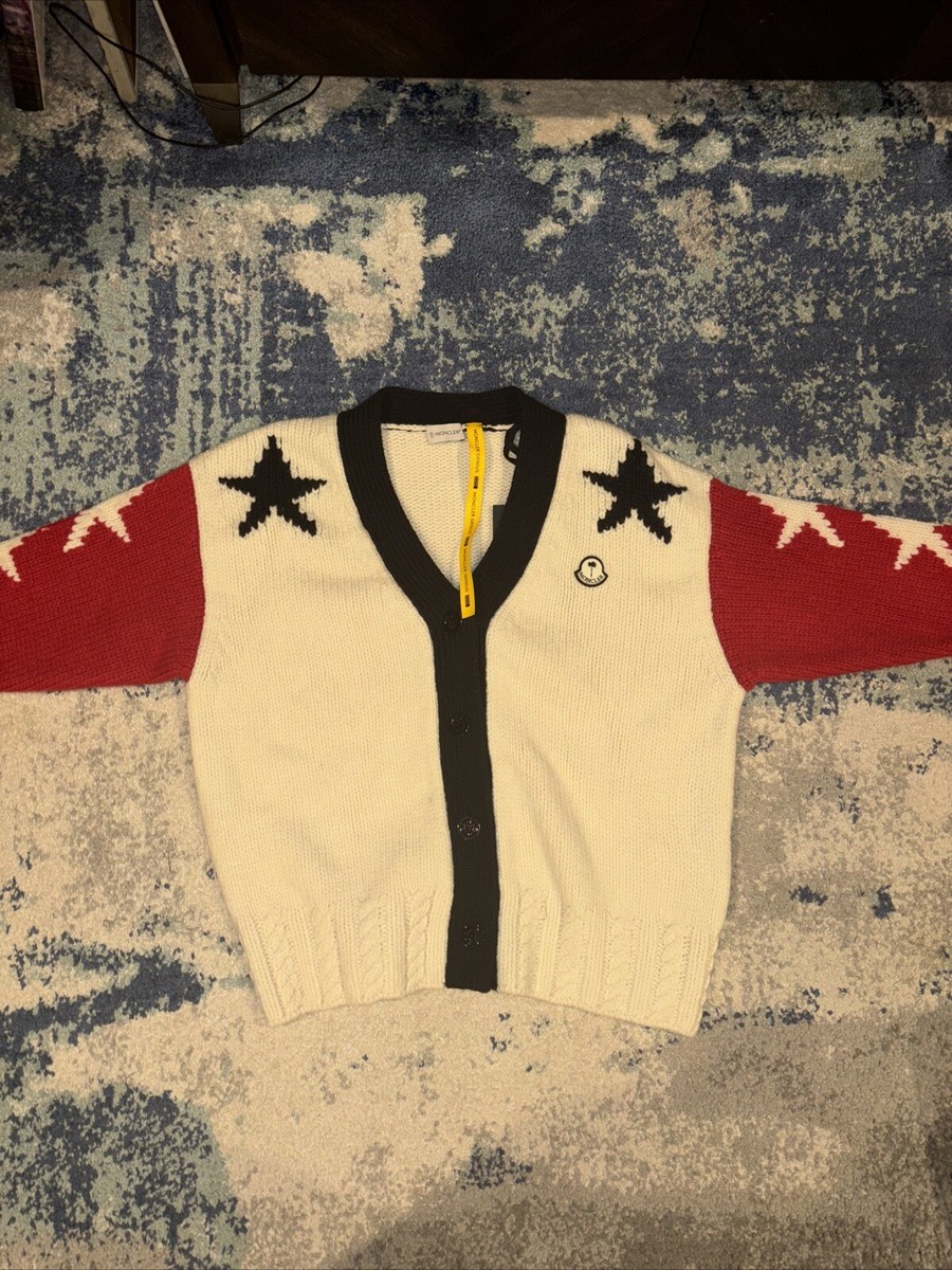 Moncler X Palm Angels Cardigan Tricot - Size: M | eBay