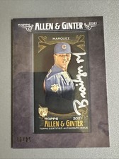 2021 TOPPS ALLEN GINTER - BRAILYN MARQUEZ  *ROOKIE FRAMED MINI AUTO #13/25*