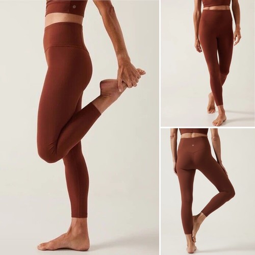 NWT Athleta Ultra High Rise Elation 7/8 Tight 3X 24W 26W Ancient Mahogany Brown - Picture 3 of 10