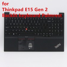 New/Orig Backlit KB Palmrest C Cover for Lenovo ThinkPad E15 Gen 2 5M10W64584