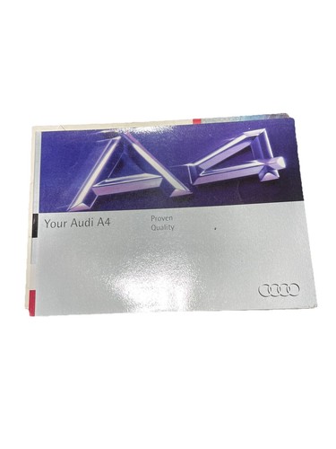 AUDI A4 DOCUMENT WALLET SERVICE BOOK MANUAL HANDBOOK VINTAGE FOLDER FIT ALL - Picture 7 of 10