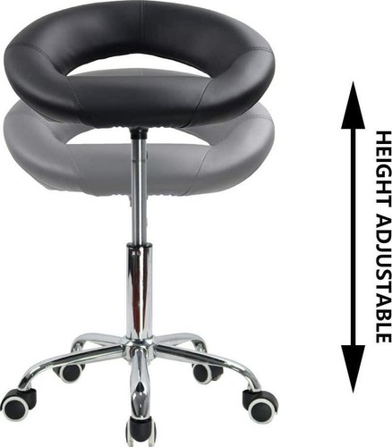 Swivel Rolling Stool Height Adjustable Office Computer Desk Chair Low Back home - Picture 6 of 7
