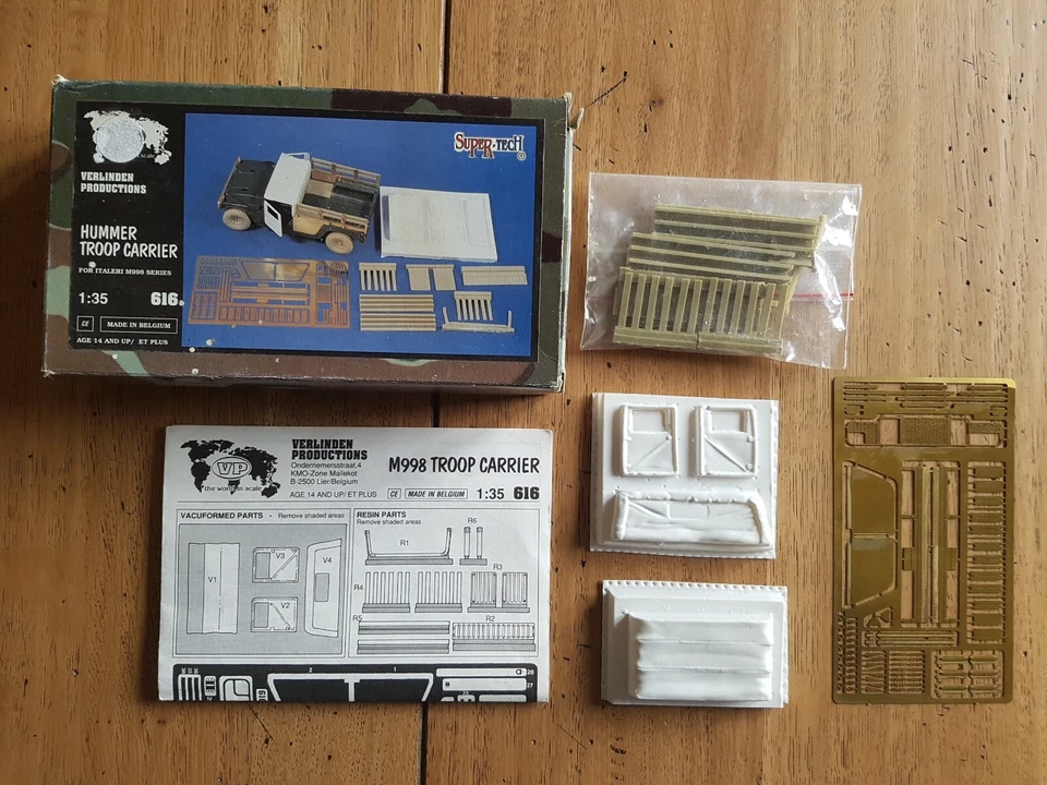Verlinden 616 1:35 Hummer troop carrier conversion set - Immagine 2 di 2