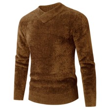 Men's Slim Fit Crewneck Sweater Casual Knitted Pullover Warm Sweaters