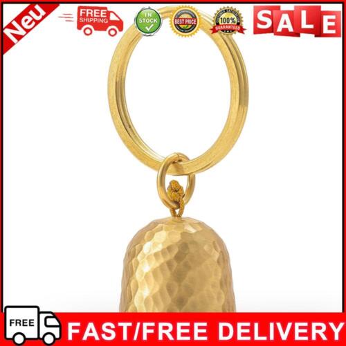 Small Brass Bell Car Key Chain Bells Vintage Brass Hanging Bells Home Decoration - Picture 1 of 8