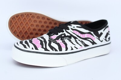 VANS KIDS SHOES AUTHENTIC  SNEAKER KS 13 EUR 30,5 ZEBRA DAZE BLACK