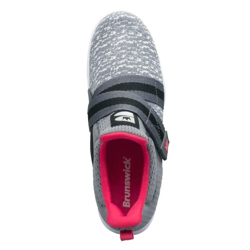 Brunswick Versa Grey Pink Tenpin Bowling Shoes - Ladies - Picture 2 of 11
