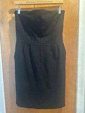 Express Women’s Strapless Ponte Dress With Pockets Size Medium