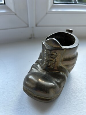  Massive kleine Messing Vintage Stiefel/Schuh Ornament