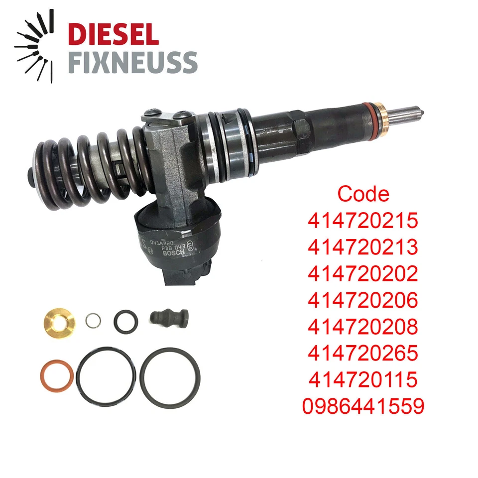 VW Audi Skoda Seat 1.9 TDI Bosch Diesel Fuel Injecteur 038130073AG 0414720215 DX - Photo 2/4