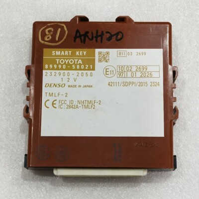 USED] TOYOTA ALPHARD VELLFIRE ANH20 GGH20 SMART KEY COMPUTER 89990