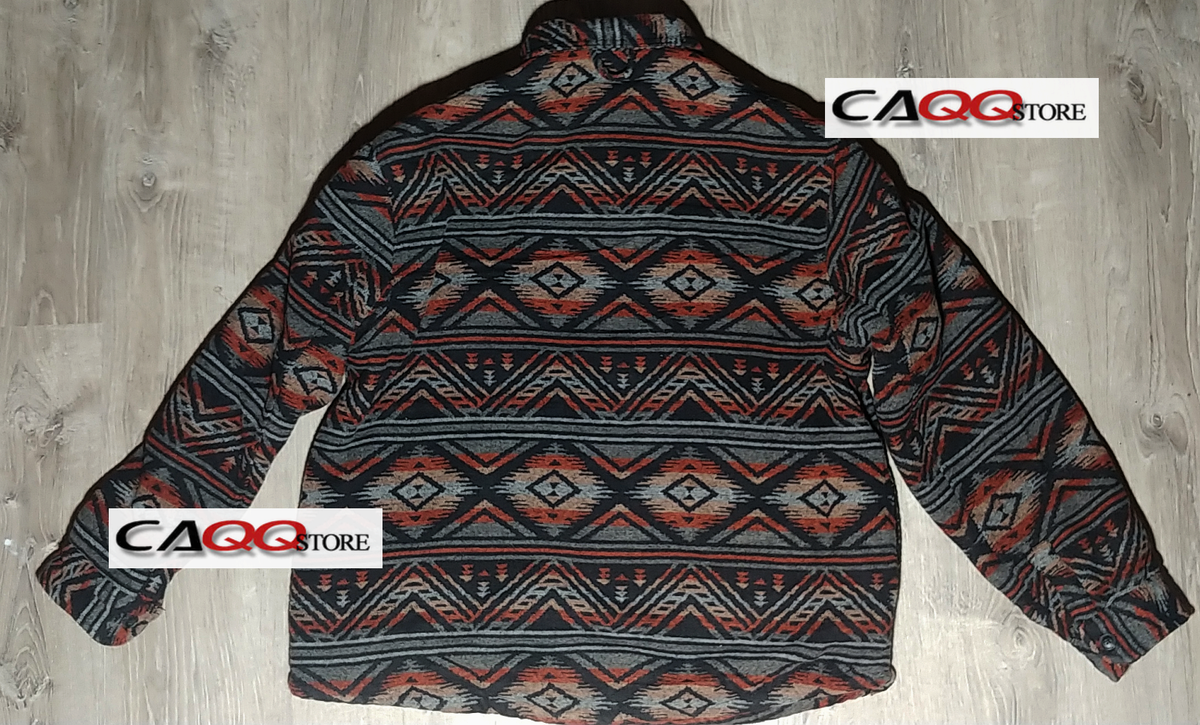 NEW JACHS AZTEC = XL = TRIBAL WOOL BLEND SHERPA LINED WARM NEW JACHS AZTEC = XL = TRIBAL WOOL BLEND SHERPA LINED WARM