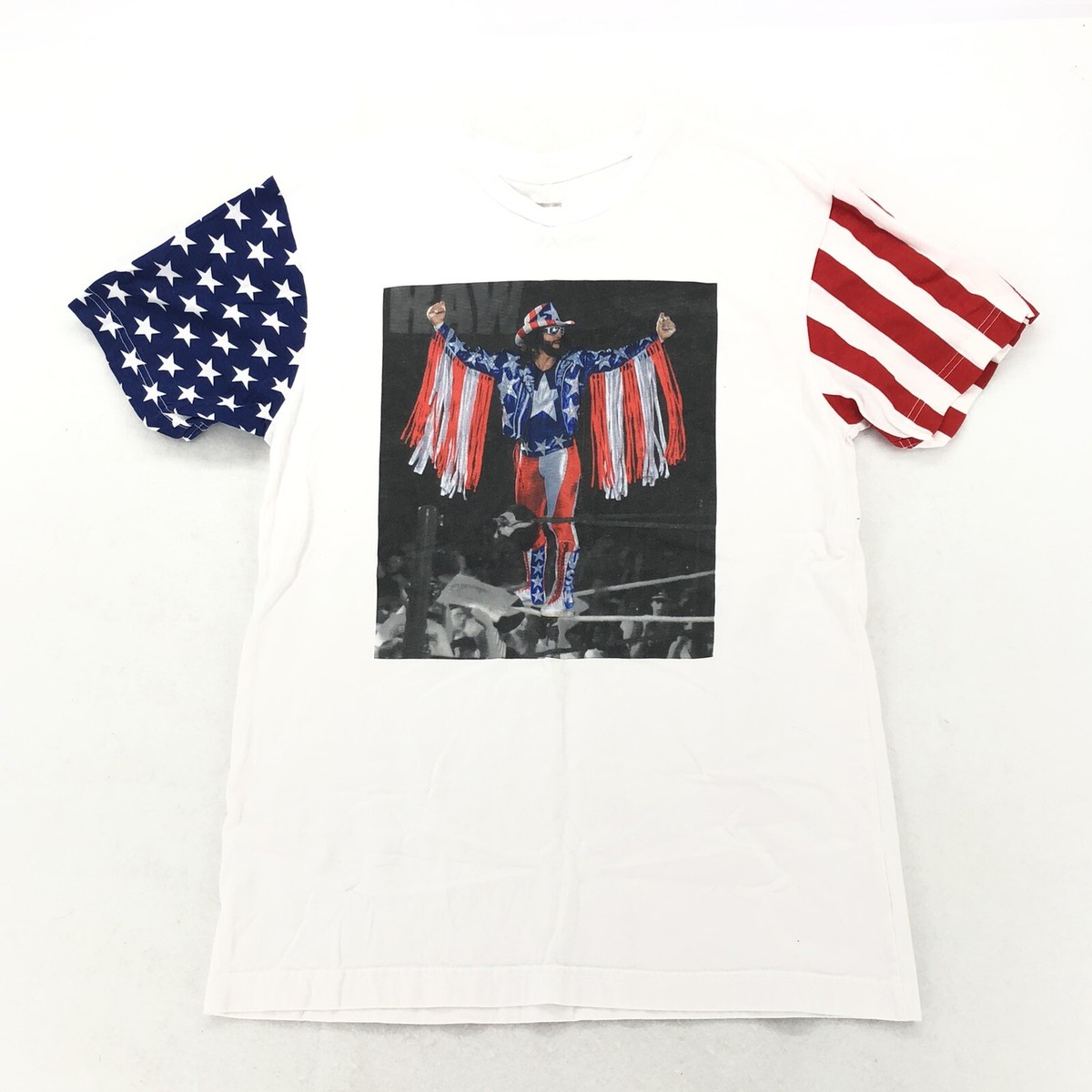 Macho Man 'More Macho' Men's T-Shirt - Officially Licensed, X-Large, White Casual Tee