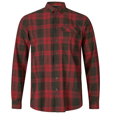 Seeland Herrenflanellhemd Highseat Red forest 3XL - Klassisch und Bequem