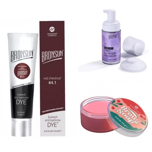 SALE!!! Bronsun OLD FORMULA 4.1 Red Chestnut Eyebrow Cleanser MayamyBrow Soap