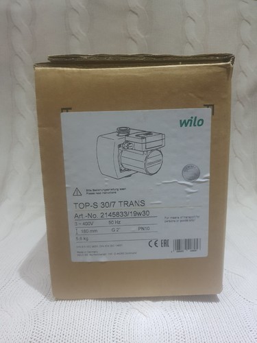 Wilo TOP-S30/7 TRANS Heizungsumpe Umwalzpumpe 3~400V NEU ...